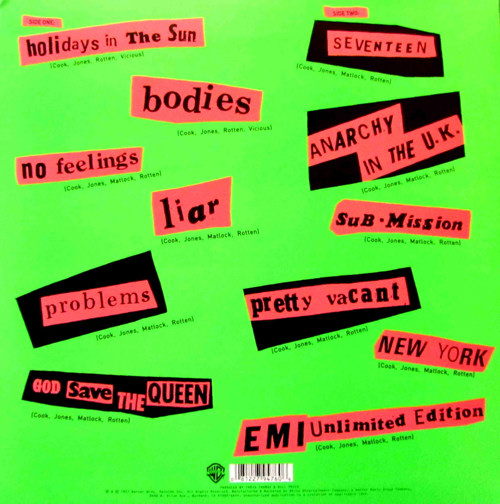 God Save The Sex Pistols Never Mind The Bollocks Usa Rsd Picture